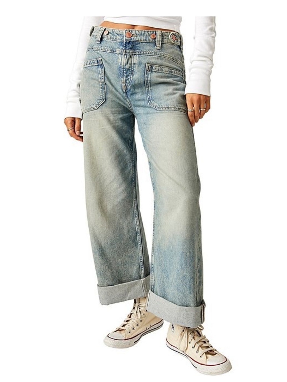Free People -Palmer Cuffed Jeans